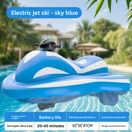 Inflatable boat electrically inflated children's kart boat, fishing boat product image 6