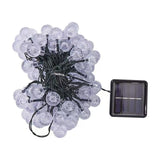 LED Solar Bubble Light String Outdoor Waterproof Crystal Ball Lights