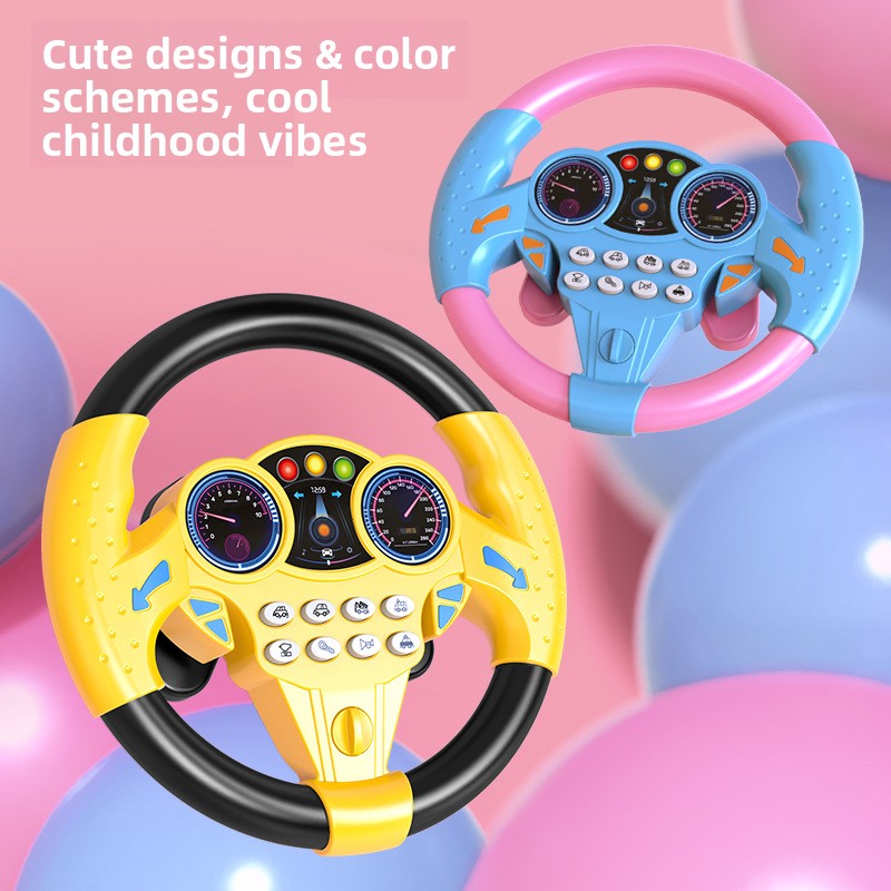 Simulation of co-pilot car steering wheel