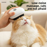 Automatic Cat Head Massager with Vibration and Rechargeable Function