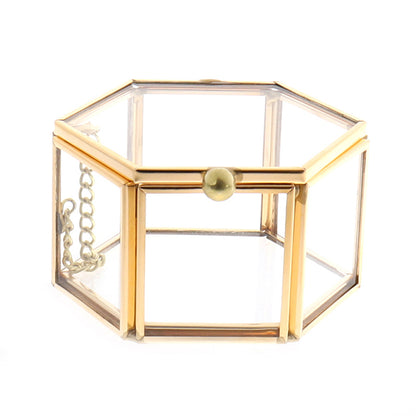 Geometric Crystal Jewelry Box