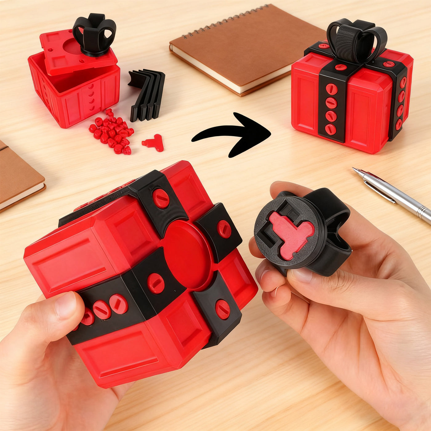Plastic gift box