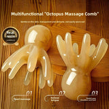 Resin Octopus Head Massage Comb Health & Wellness product image 1