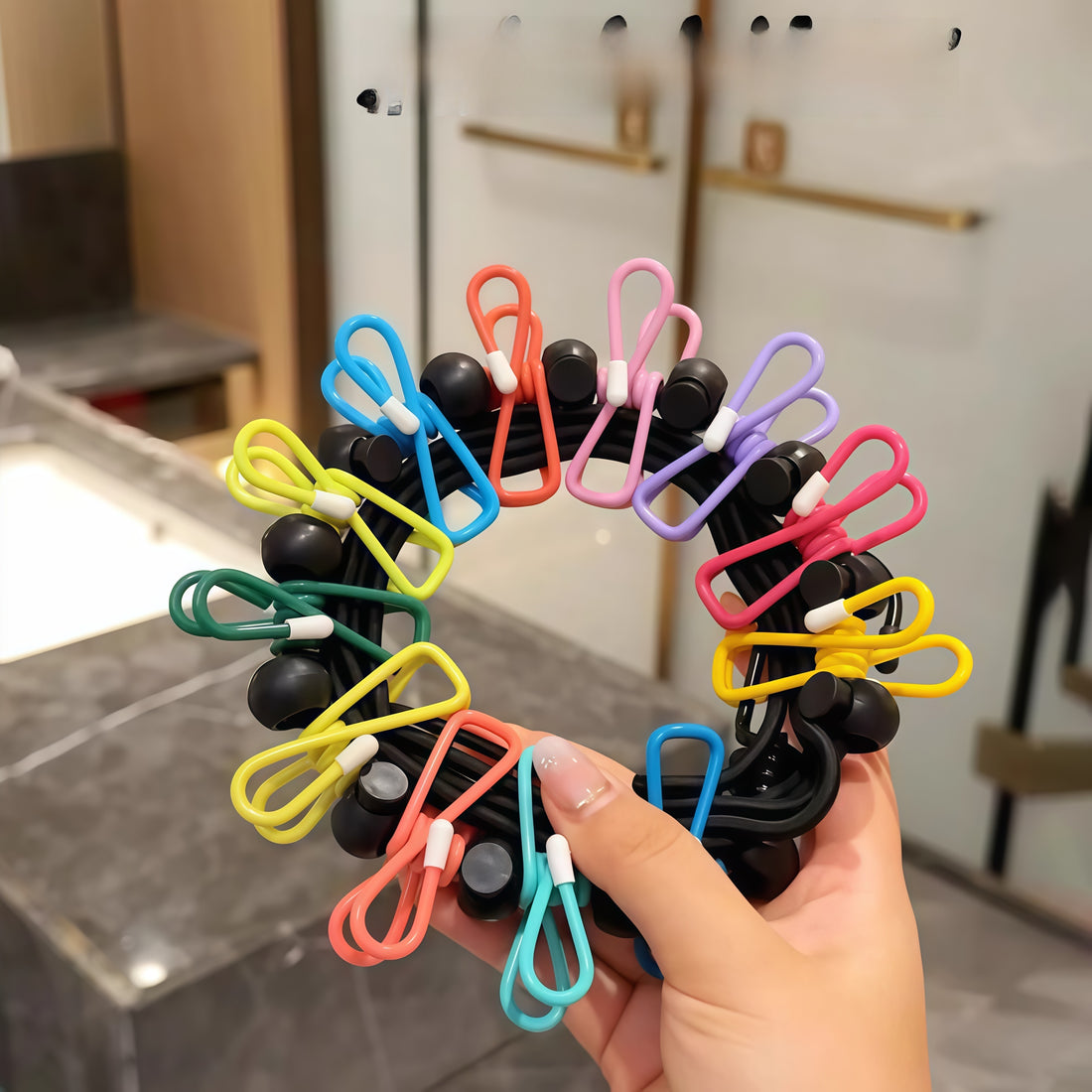 Portable Outdoor Clothesline Clips