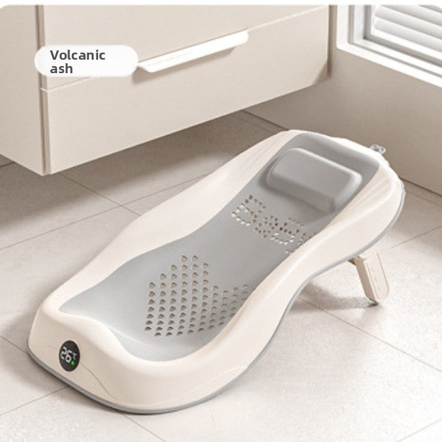 Temperature Sensing Baby Bathtub with Foldable Design product image 8