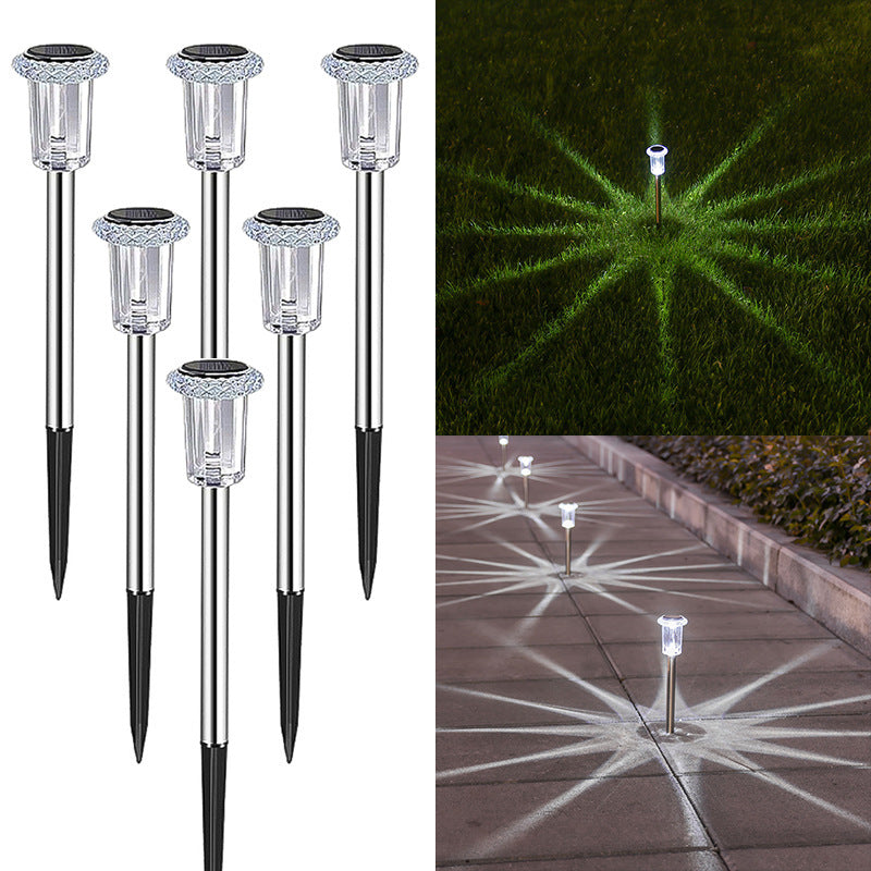 Solar Outdoor Ground Lights Waterproof LED Garden Lawn Decoration Lamp