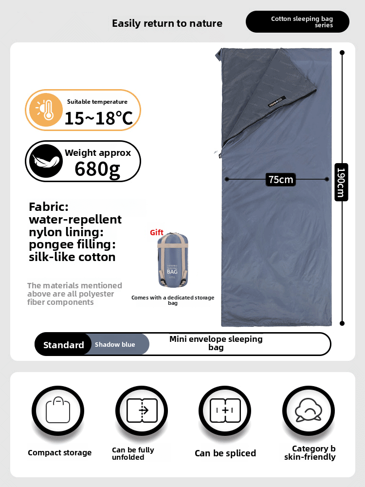 Lightweight Outdoor Sleeping Bag