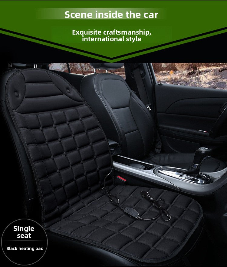 Winter car heating seat cushion