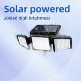 Solar Powered Outdoor Wall Light with Motion Sensor