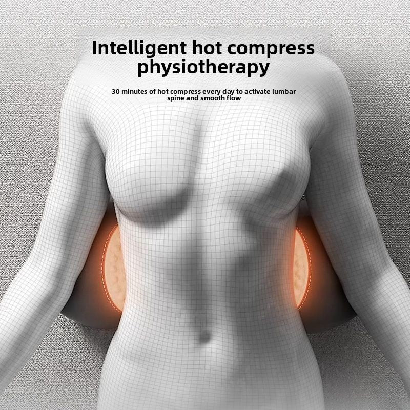 Lumbar massage pillow