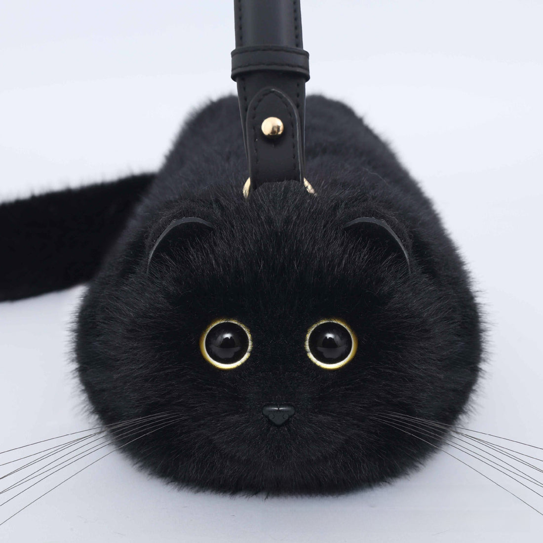 Plush Crossbody Cat Bag