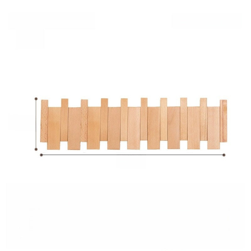 Piano Key Wall Mounted Coat Hooks