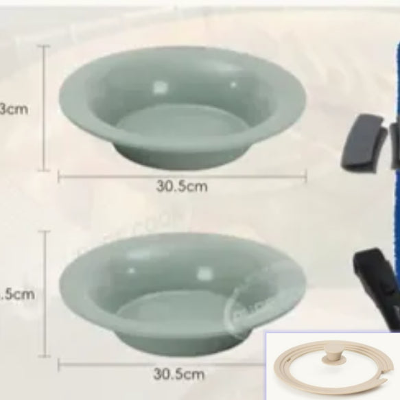 Special baking disc pan and oven baking mold for baking purposes