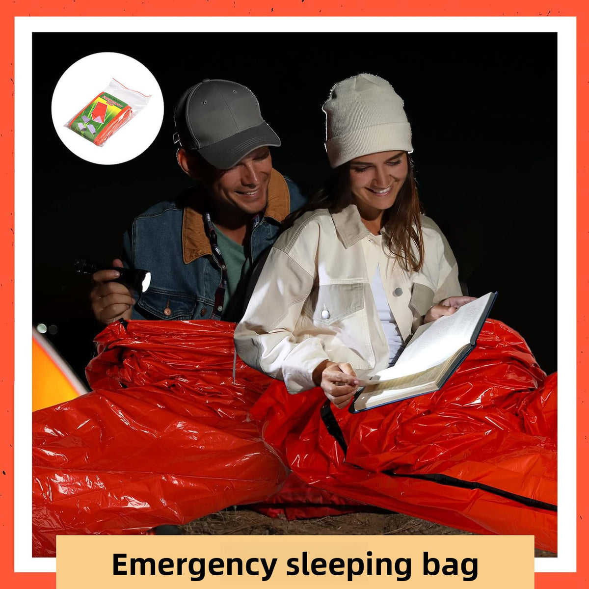 Outdoor insulation first-aid blanket