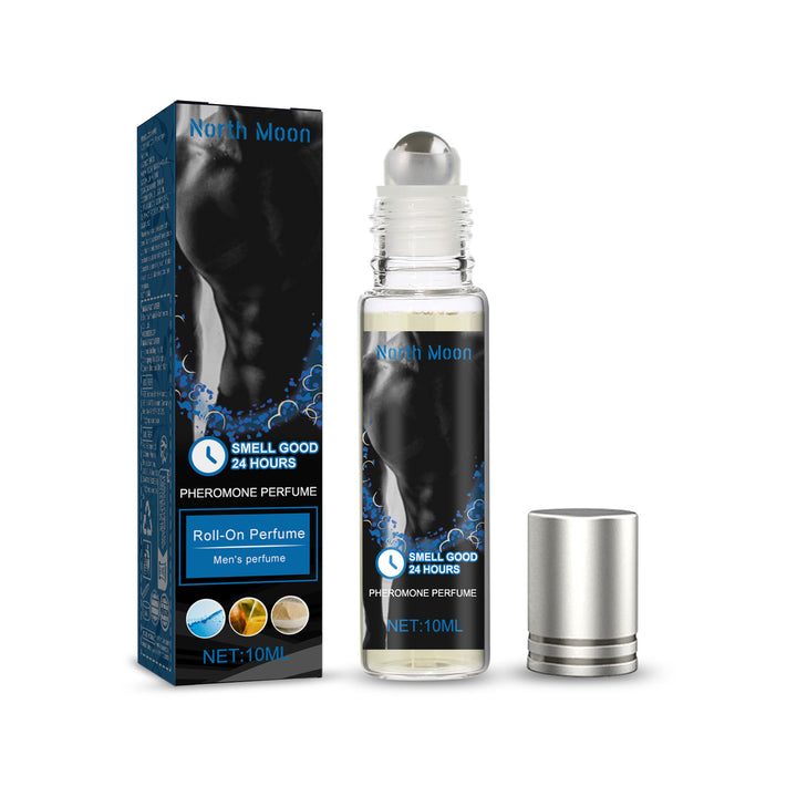 Roll-on perfume oil, applicator close-up