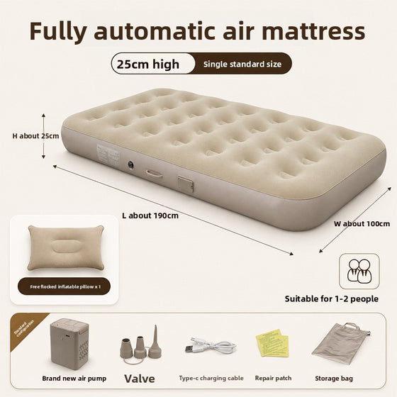 Automatic Inflatable Mattress with Built-In Air Pump Camping Shelter & Sleep product image 6