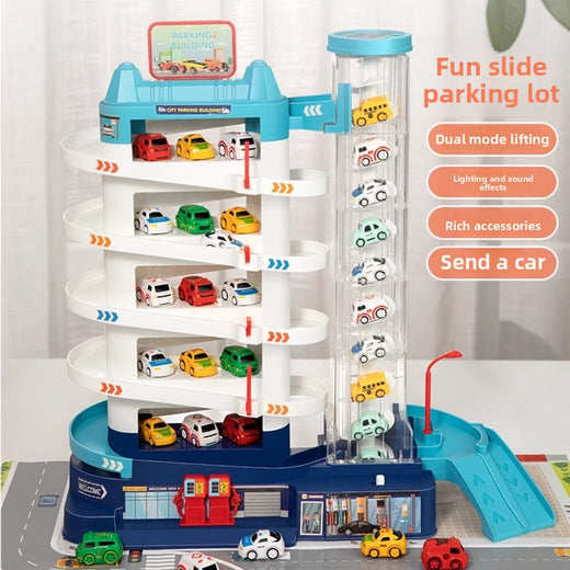 Childrens Parking Garage Toy Set with Cars product image 5