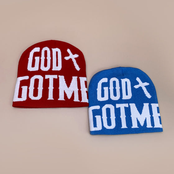 Letter Color Block Knit Beanie Hat Unisex Hip Hop Skull Cap