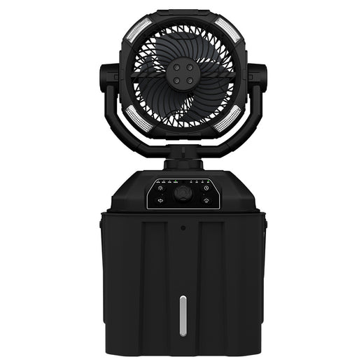 Portable USB Rechargeable Camping Fan with Misting Function