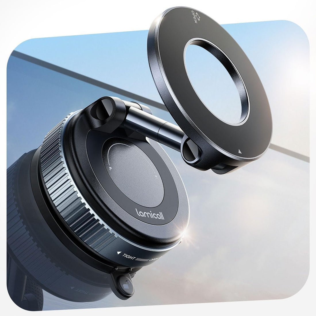 Car Phone Mount Vacuum Suction Cup Dashboard