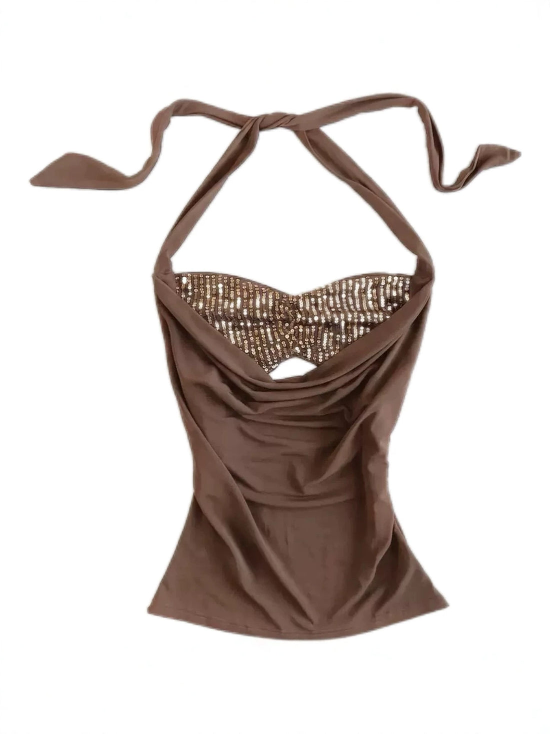 Women's Backless Halter Neck Top
