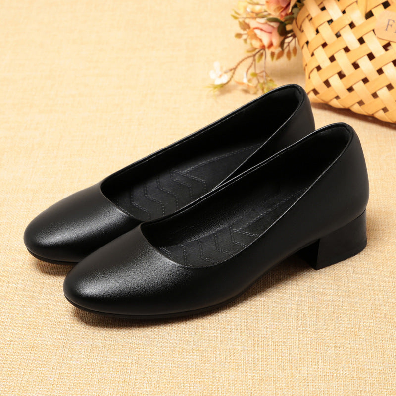 Womens Low Heel Professional Work Shoes