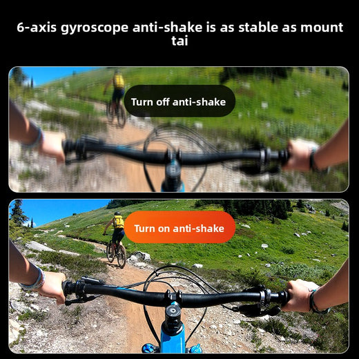 5K HD Anti-Shake Action Camera for Cycling and Vlogging