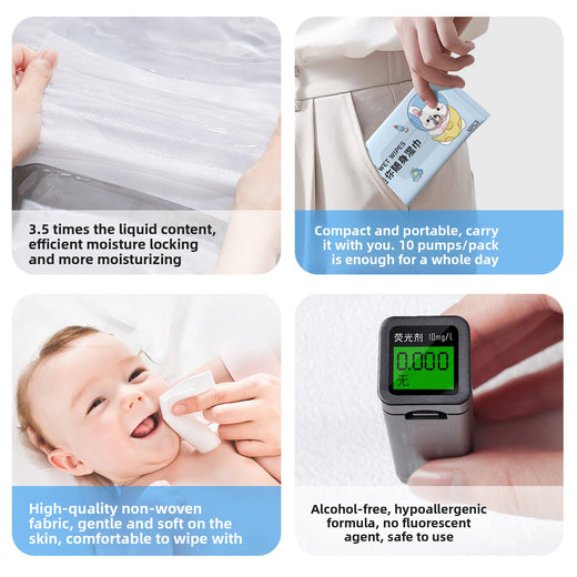 Mini Wet Wipes Portable Pack product image 2