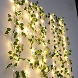 Solar Copper Wire Vine String Lights