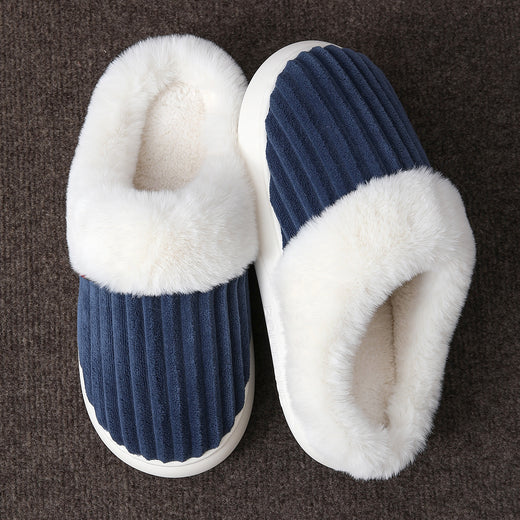 Plush Cotton Slippers Winter Indoor Non-Slip