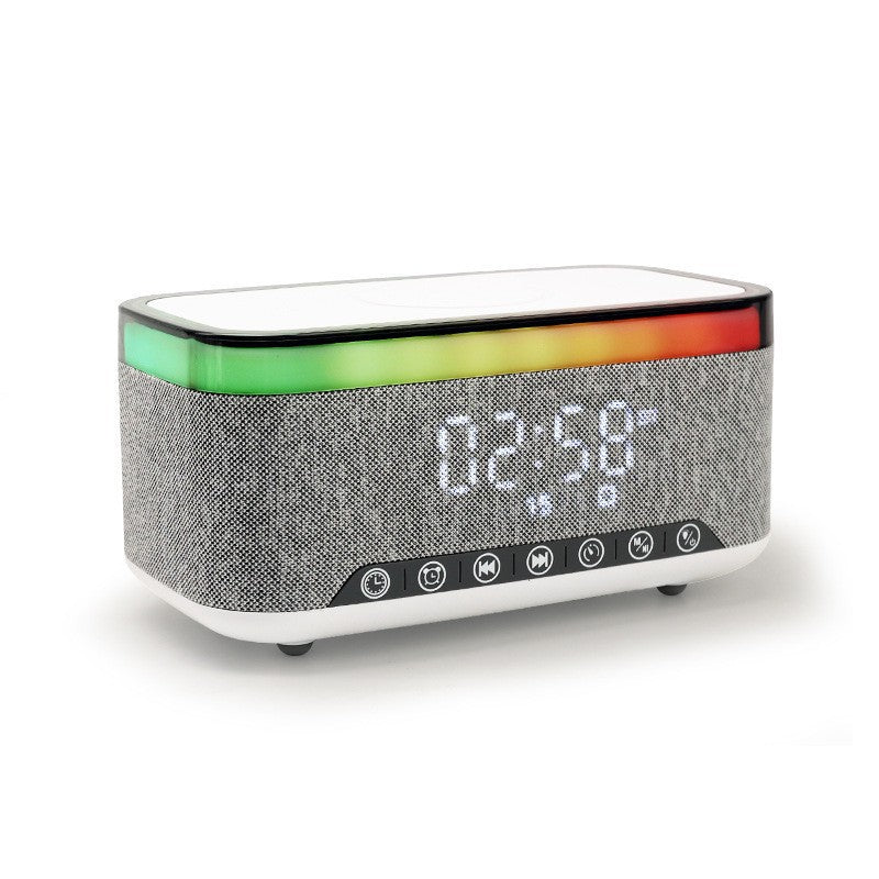Wireless Charging Bluetooth Speaker with Clock and Night Light product image 5