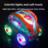 Electric Stunt Rotating Car with Lights and Music