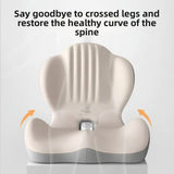 Seat cushion and backrest integrated together