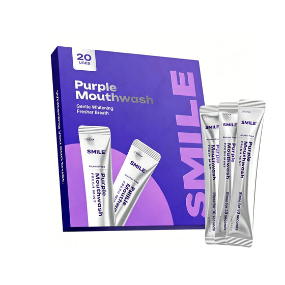 Purple mouthwash sachets, photo 5