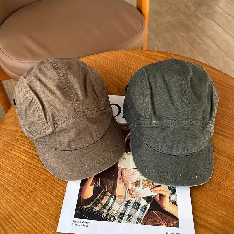 Retro cotton baseball cap with embroidered letters, photo 2