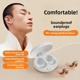 Noise Reducing Silicone Earplugs for Sleep and Study