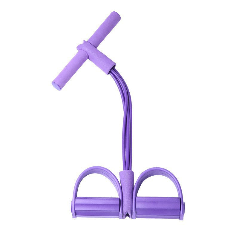 Pedal Tensioner Fitness Set with Elastic Tubes