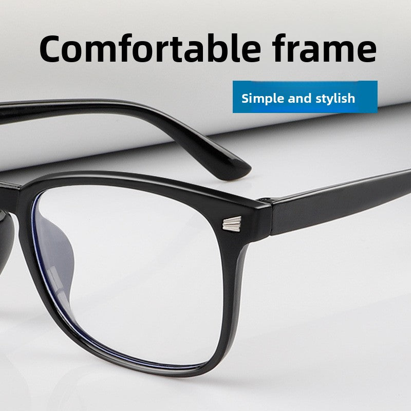 Anti Blue Light Large Frame Non-Prescription Computer Glasses for Men Women
