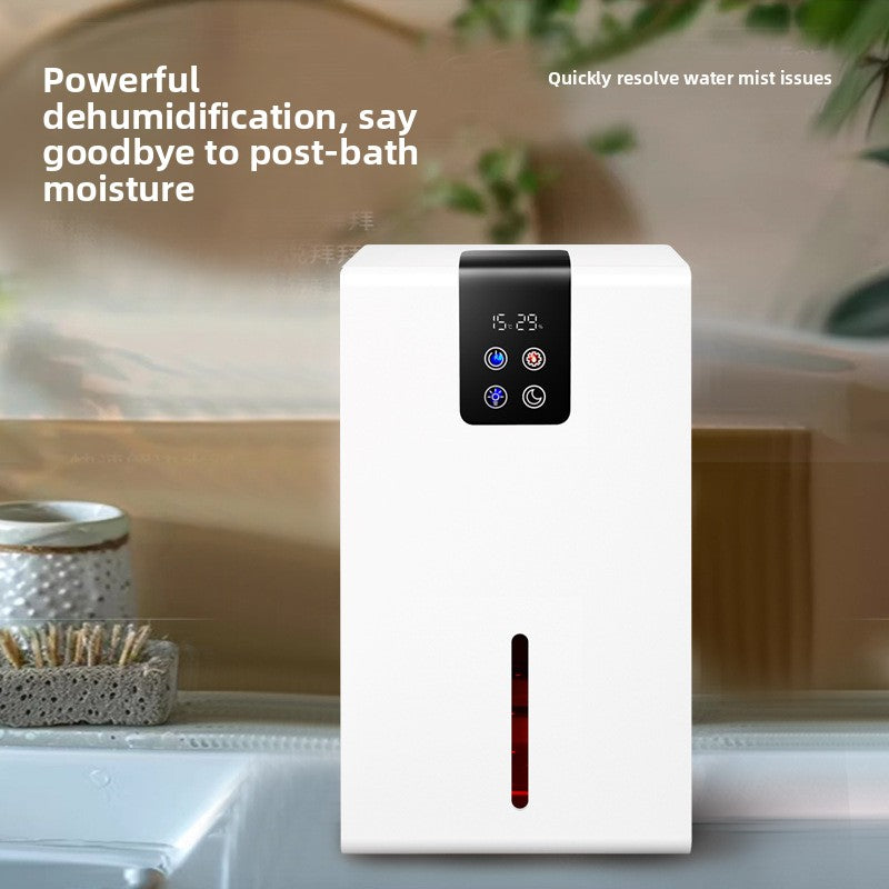 Compact Semiconductor Dehumidifier with Remote Control and Large Tank