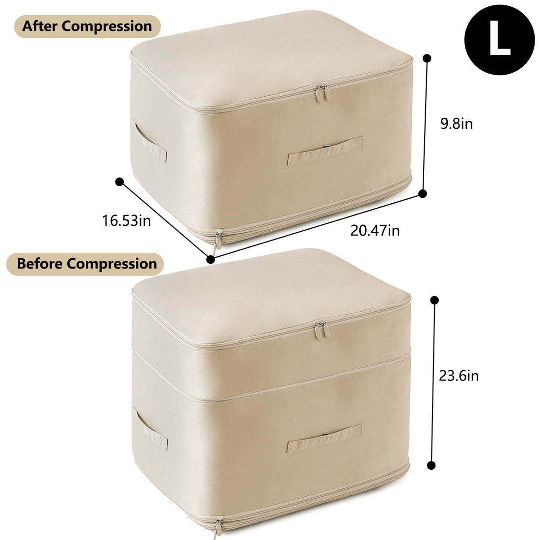 Foldable Storage Bag For Clothes And Bedding