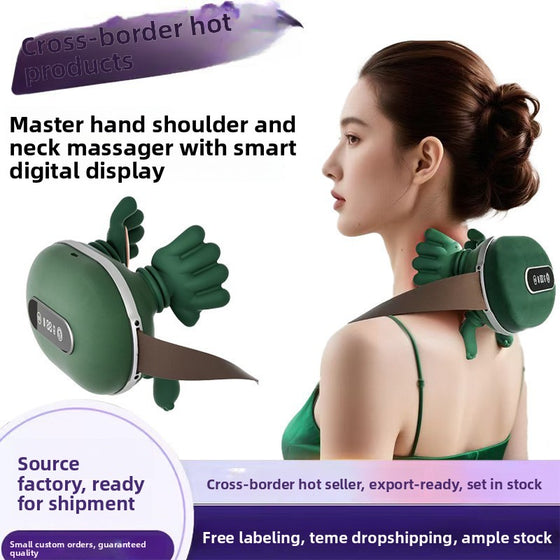 Rechargeable Neck and Shoulder Massager with Heat Therapy Health & Wellness product image 3