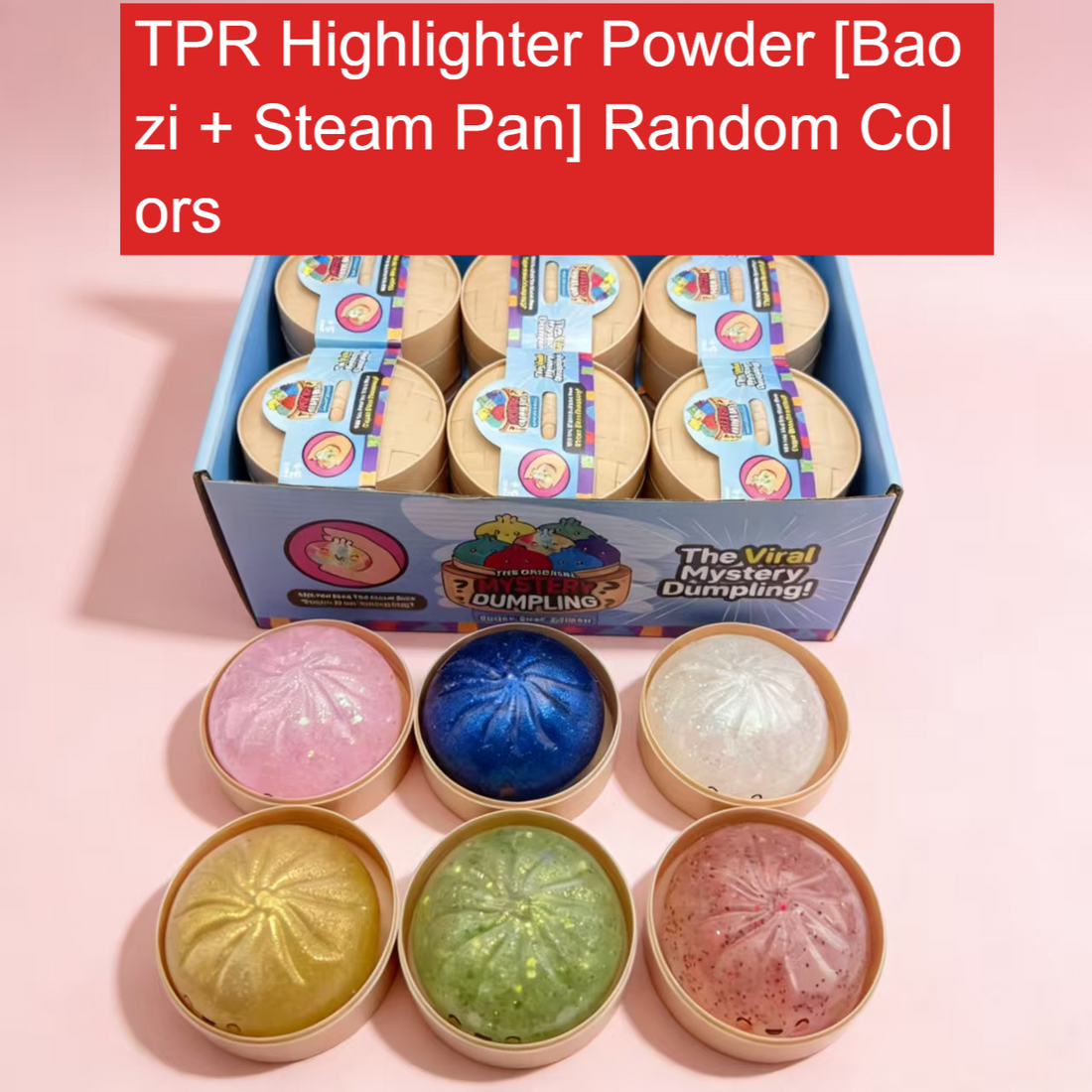 Dumpling Stress Relief Squeeze Toy Realistic TPR Plaything Portable Fun Toy