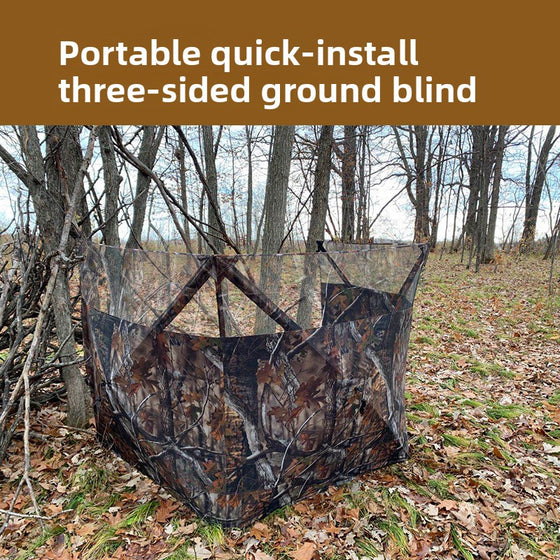 Camouflage Hunting Blind Tent Camping Shelter & Sleep product image 3