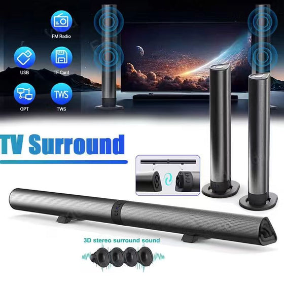 Two-in-One Bluetooth TV Audio Speaker with Subwoofer product image 1