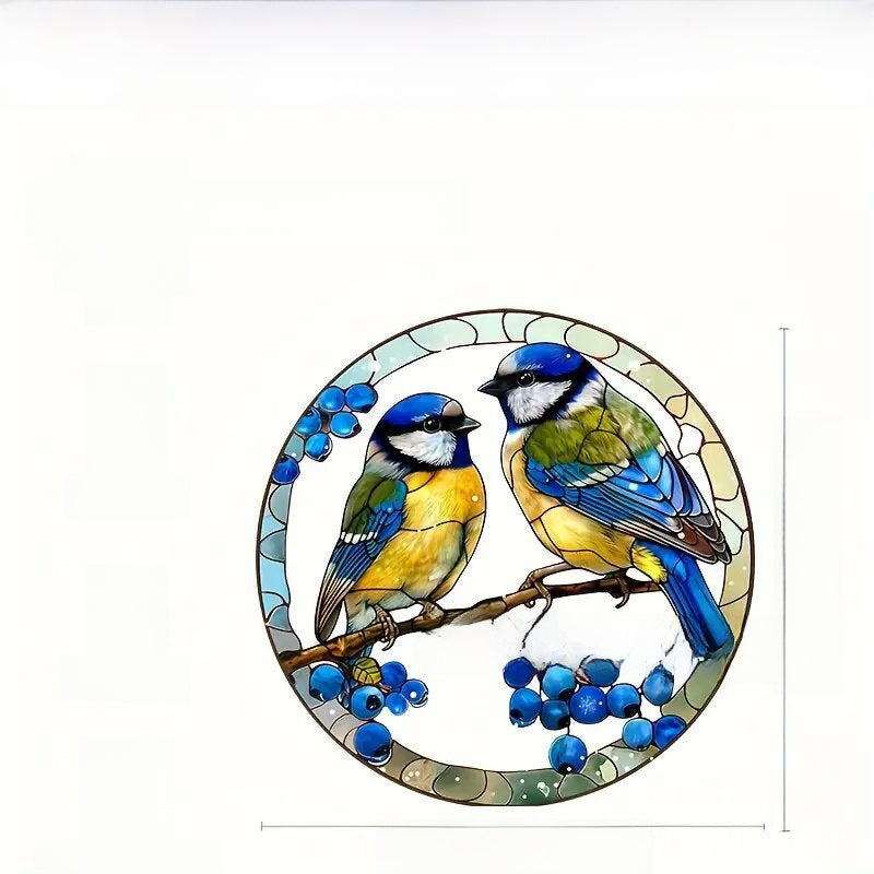 Tree of Life Acrylic Stained Glass Hanging Decoration