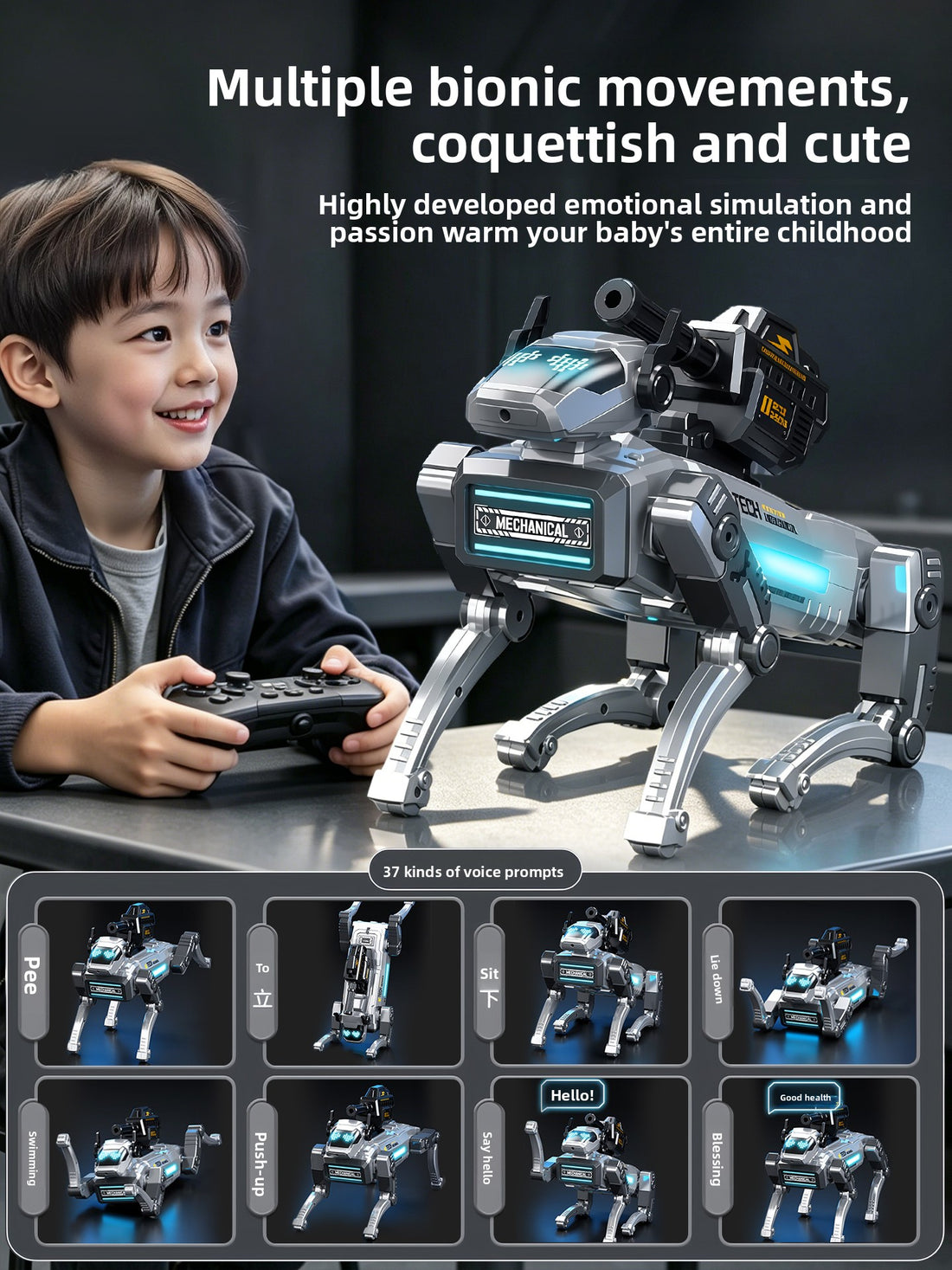 Programmable robot dog, additional photo 1