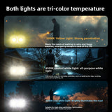 Strong Light Intelligent Key Light Multi-color Temperature USB Direct Charging