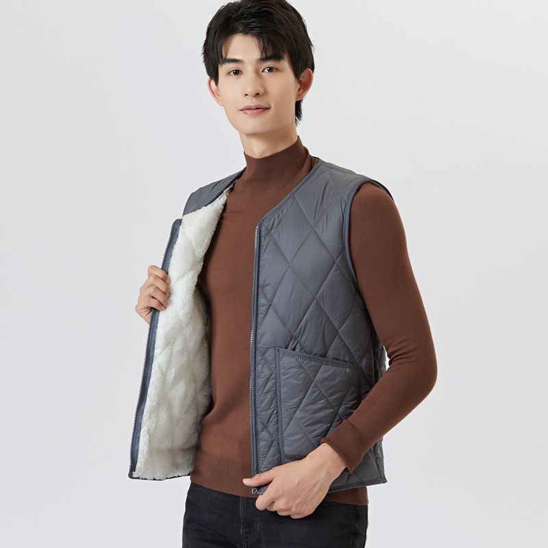 Men's fleece lined thickened zip jacket, photo 3
