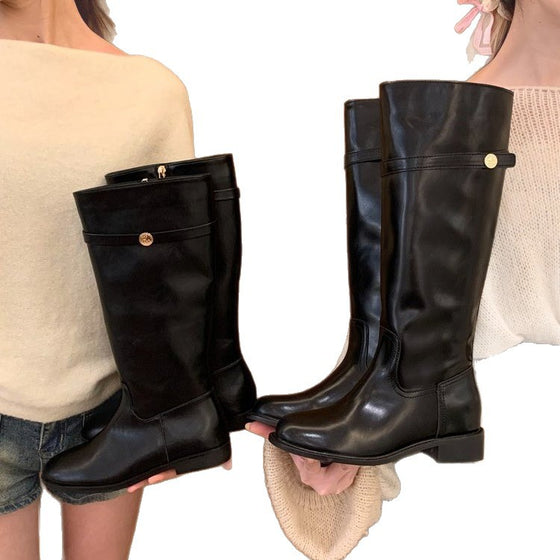 Women's retro leather boots, photo 3