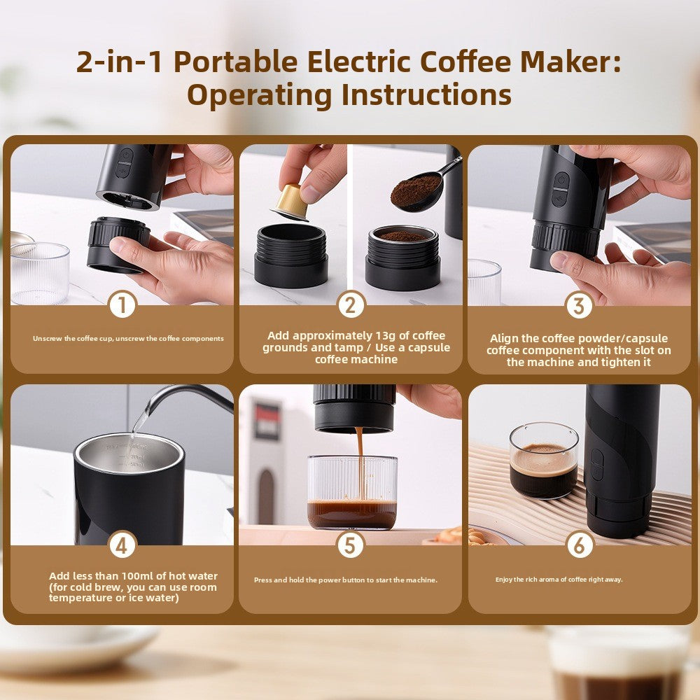 Portable Coffee Machine for Travel